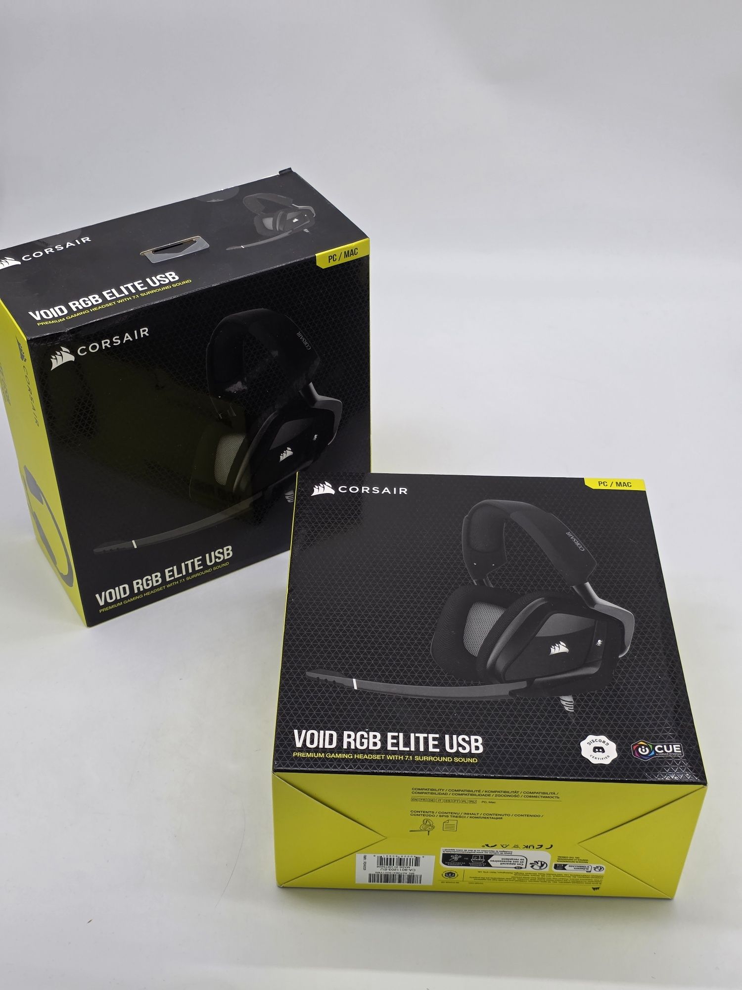 Casti gaming Corsair Void ELITE RGB, USB, Carbon, sigilate