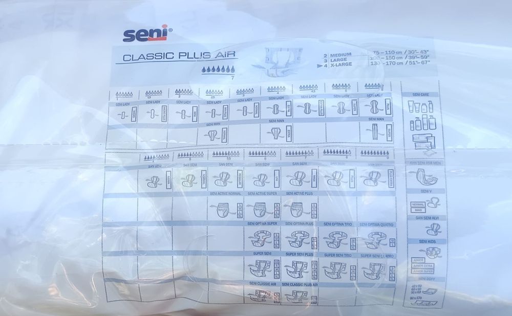 Vând pampers mărimea XL