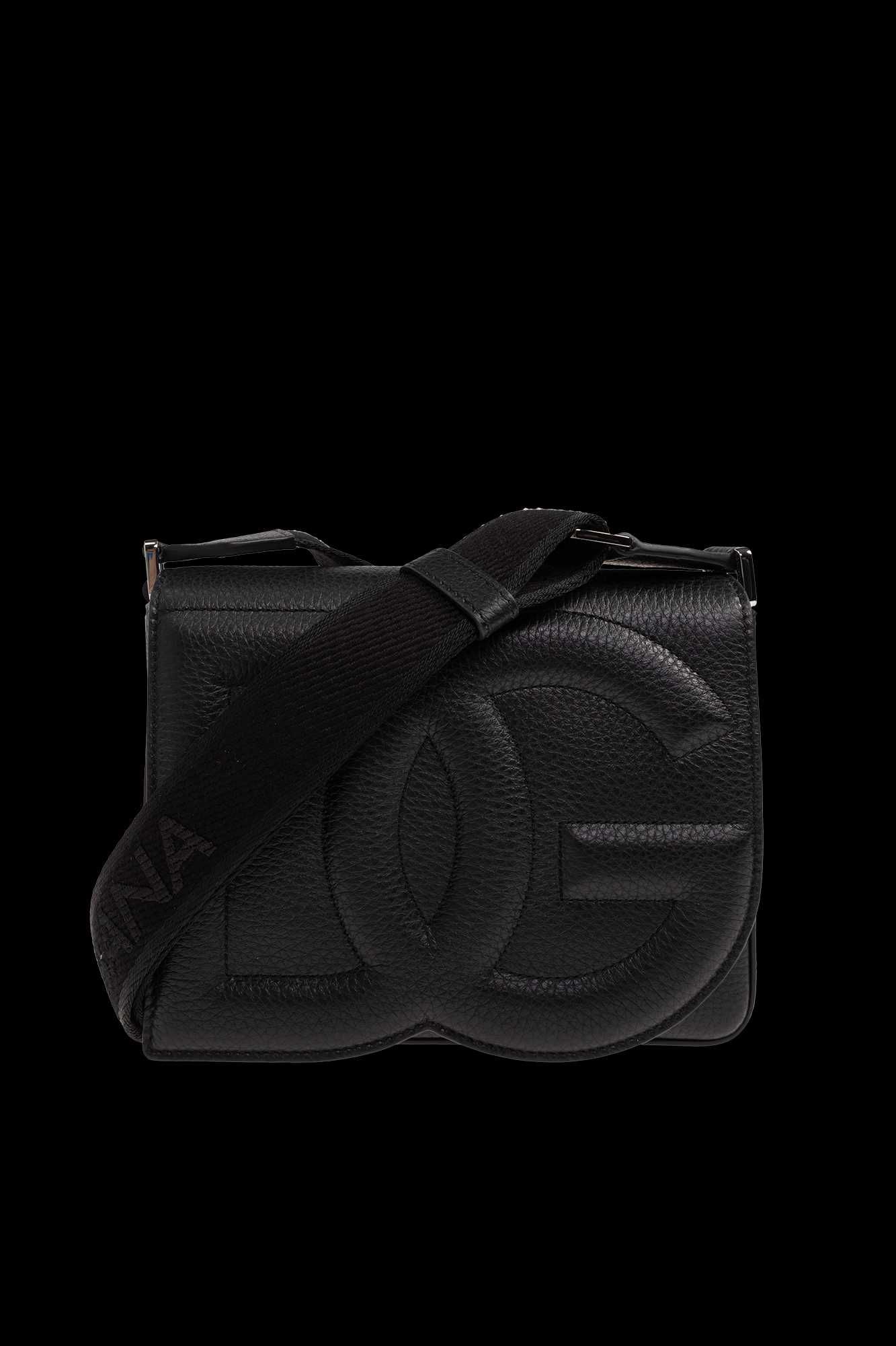 Мъжка кожена чанта Dolce & Gabbana Medium DG Logo