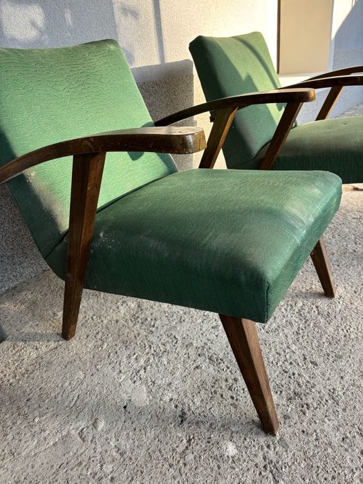 Винтидж футьойл кресло и закачалка