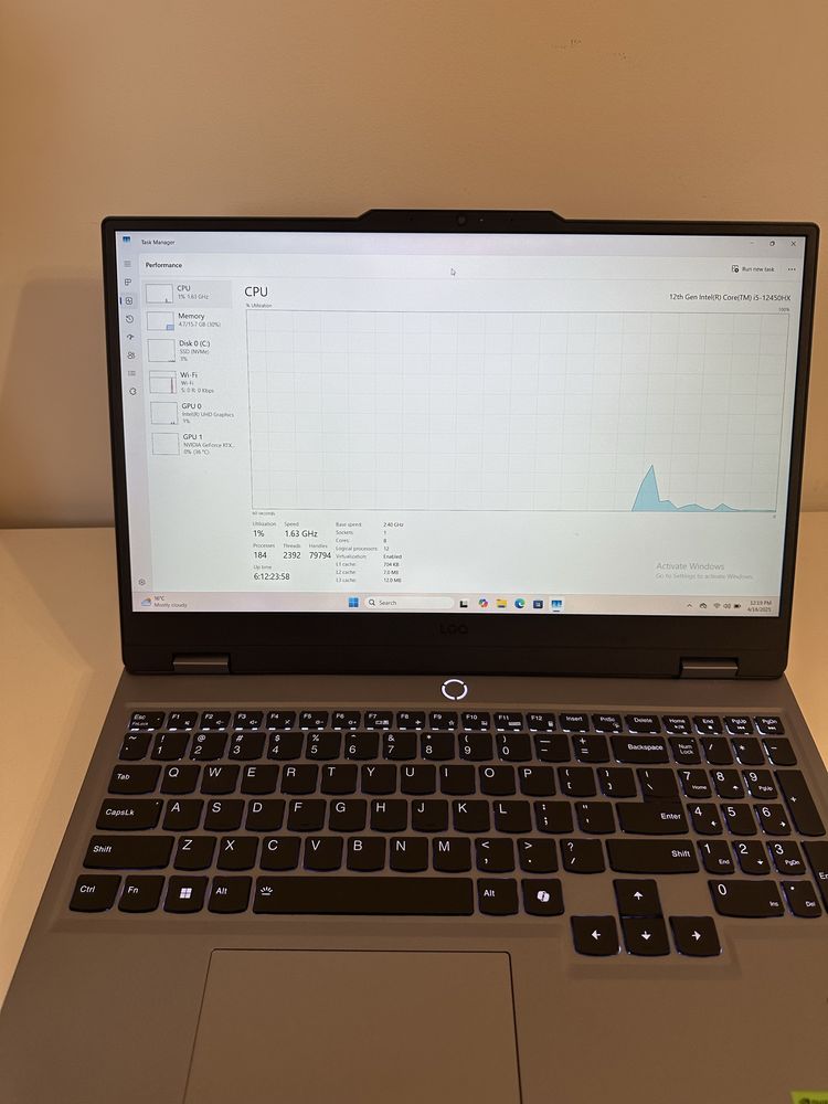 Laptop Gaming Lenovo LOQ 15IAX9