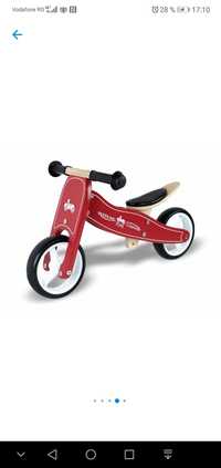 Bicicleta echilibru lemn copii