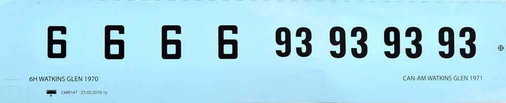 Macheta Porsche 917K Gulf Can-Am 1971 - CMR 1/18 (917 K)