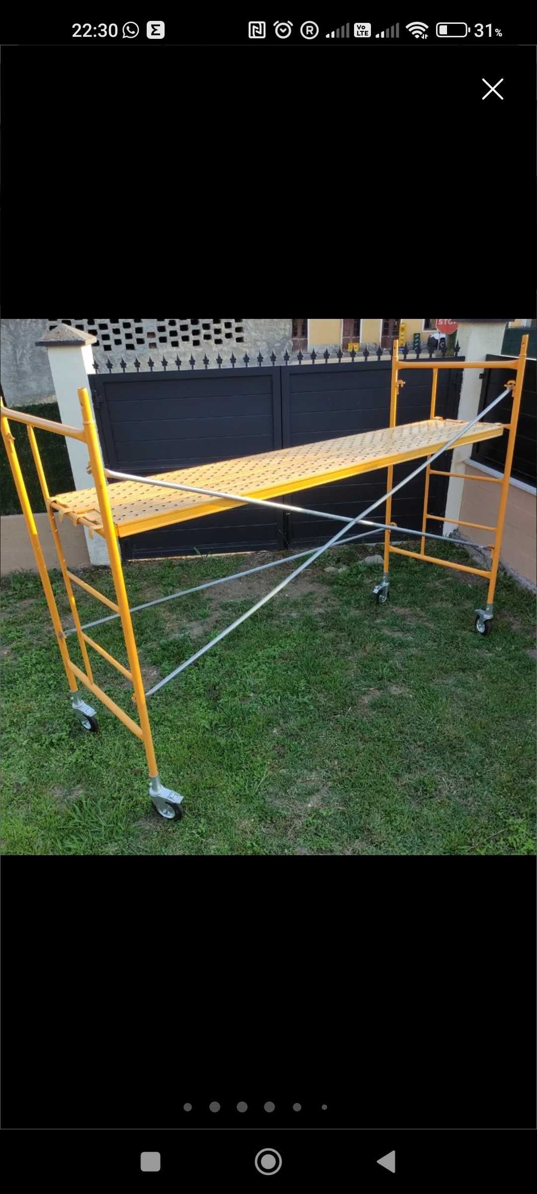 Schela  popi metalici si panouri cofrat model Spania