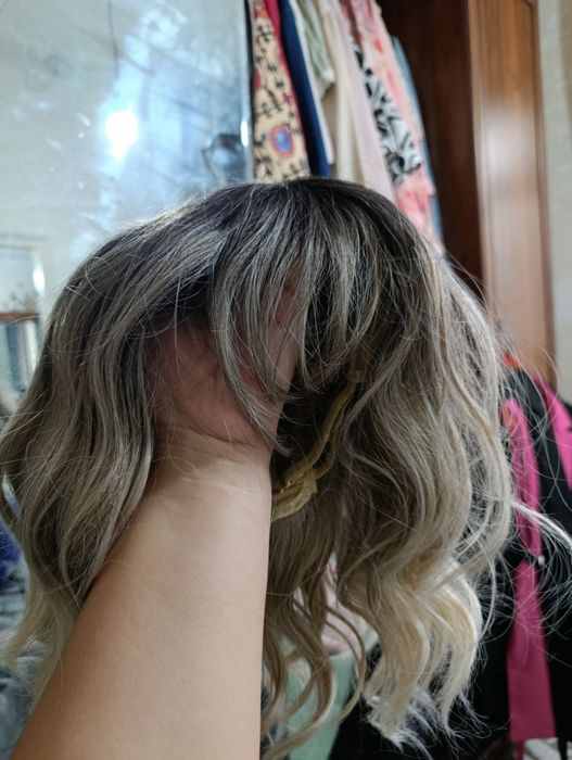 Парик для волос средняя длина