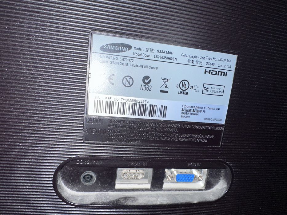 Monitor samsung 23” - predare iasi
