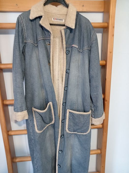 Palton de blugi înblanit M