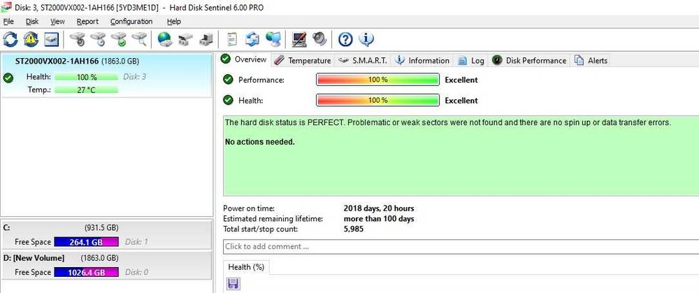 Hard disk desktop Seagate Surveillance SV35 3.5 2TB 5900rpm 64MB SATA3