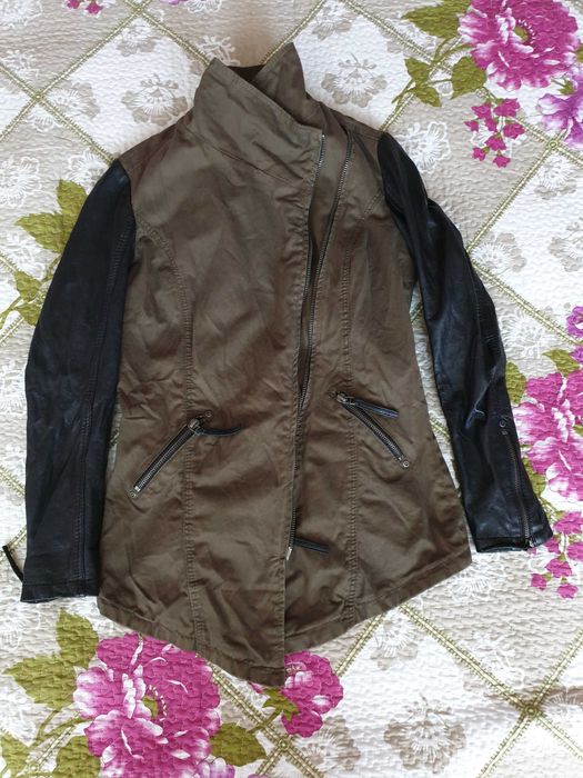Jacheta bumbac army olive