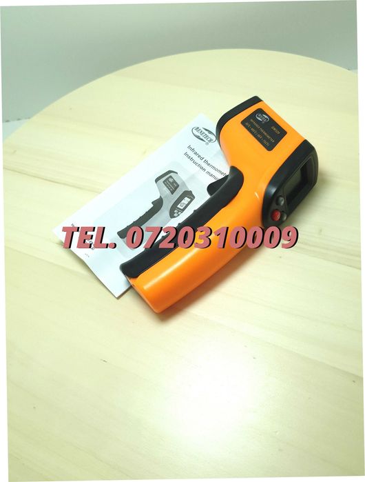 Termometru Industrial Profesional 50 380c Uni Galbennegru