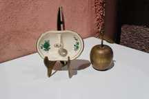 Piesa de colectie solnita ceramica VILLERO& BOCH Dresden Watteau 1890