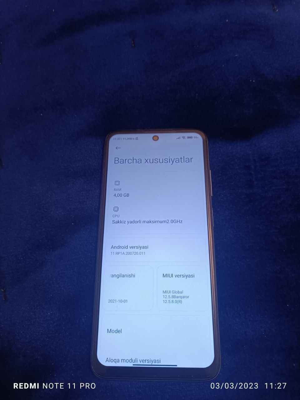 Redmi note 11 sotiladi