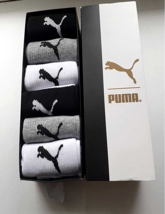 Sosete puma , 6 perechi la cutie