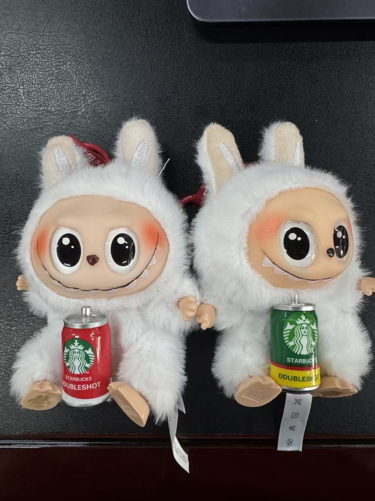 Labubu плюшена играчка Ключодържател Starbucks, Лабубу Старбъкс 17см