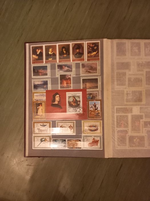 Почтовые марки СССР и ГДР