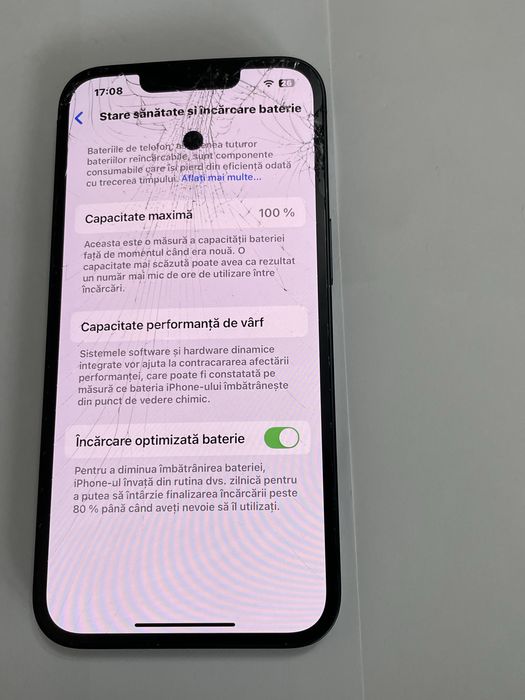 Iphone 14 liber 128 gb spart fata spate