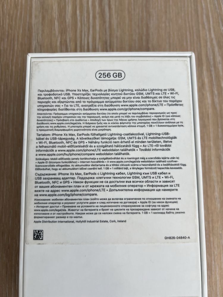 iPhone XS MAX 256 GB
