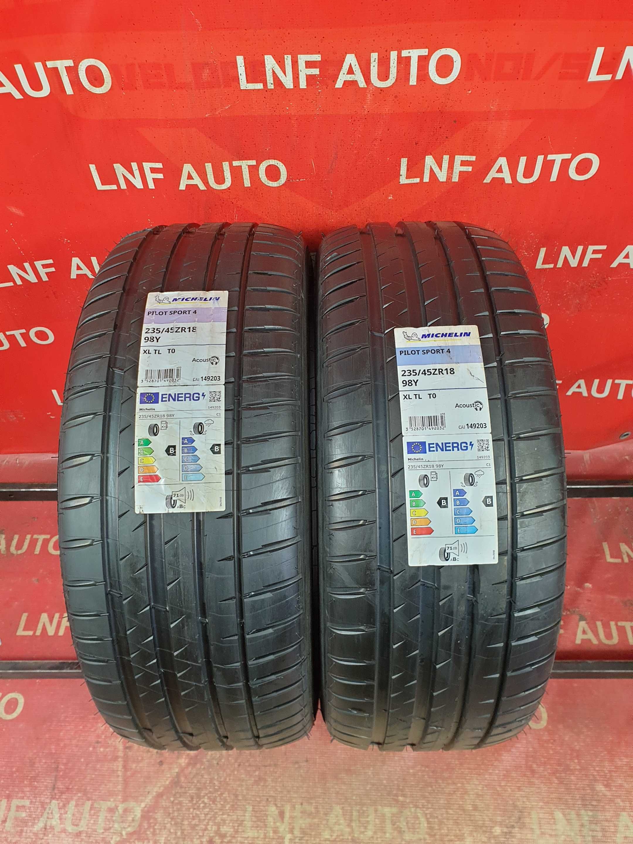 Anvelope de VARA - 235/45/18 - Michelin PS4 Tesla - NOI - DOT 2021