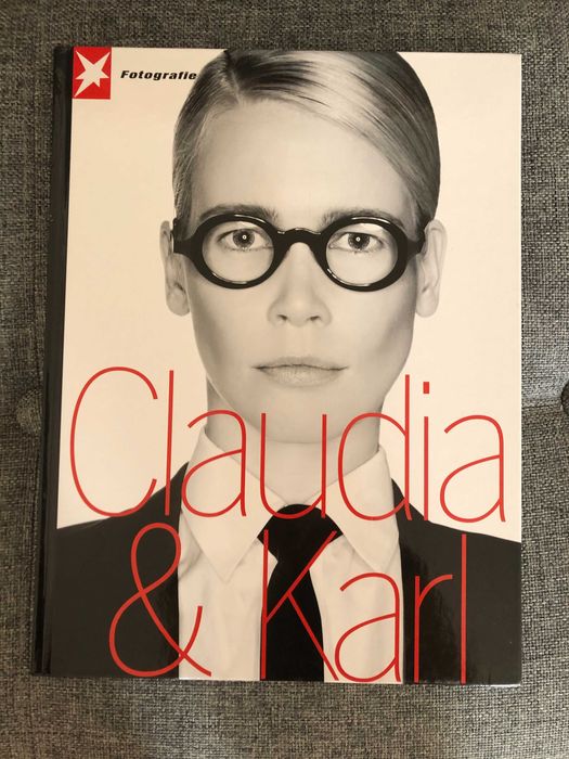 Karl Lagerfeld si Claudia Schiffer catalog moda foto Stern mare XL