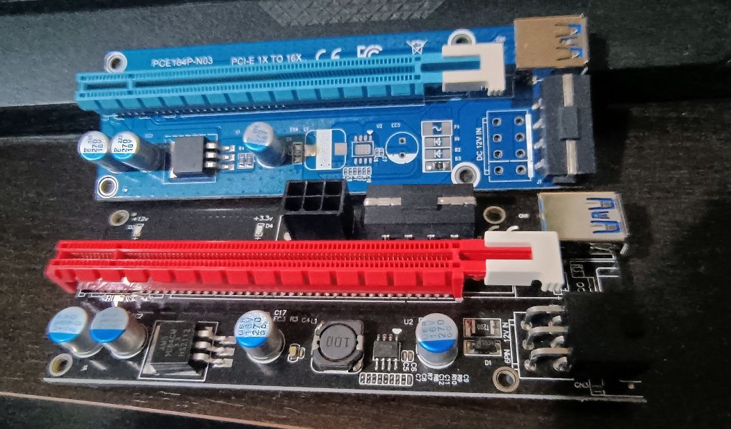 Екстендер, райзър, адаптер за GPU pci-e