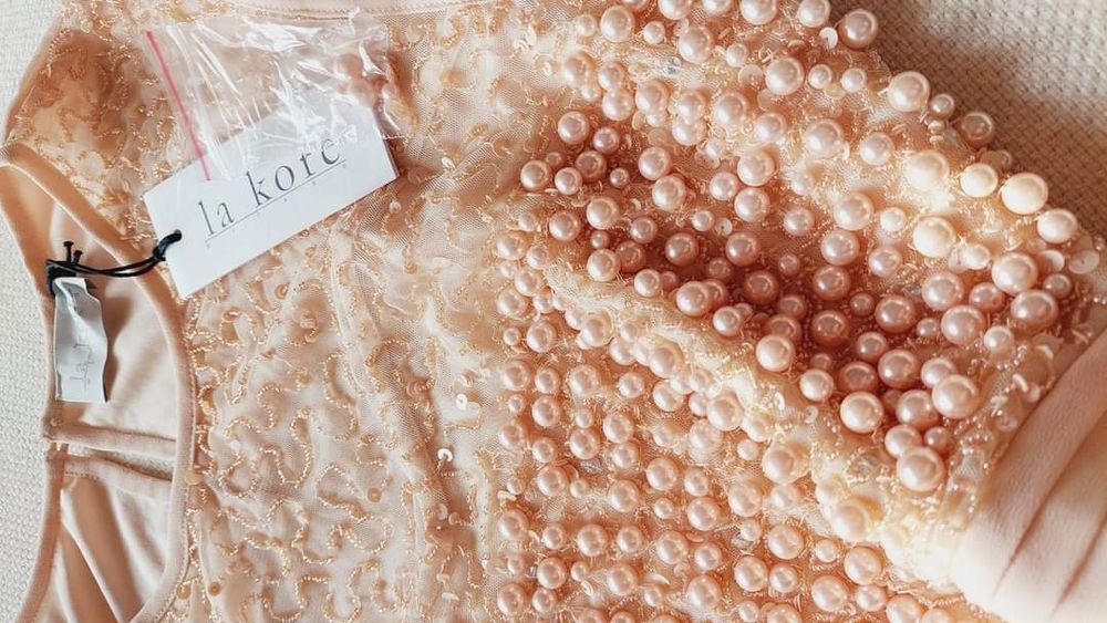 La Kore Milano €205 оригинална италианска нова рокля висок клас XS/S