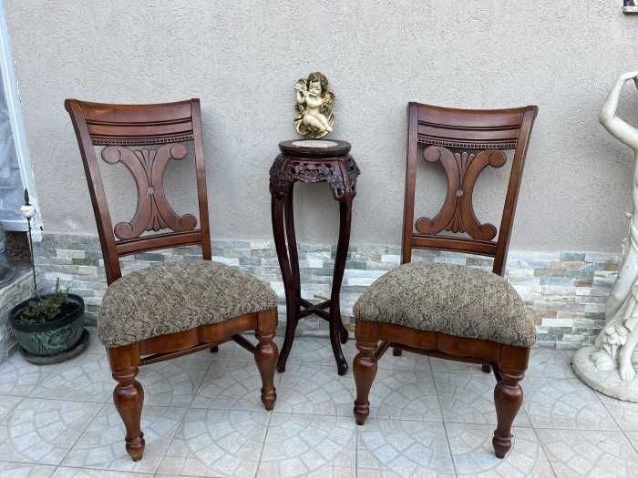 Deosebite scaune-lemn exotic-sculptura manuala-SUA