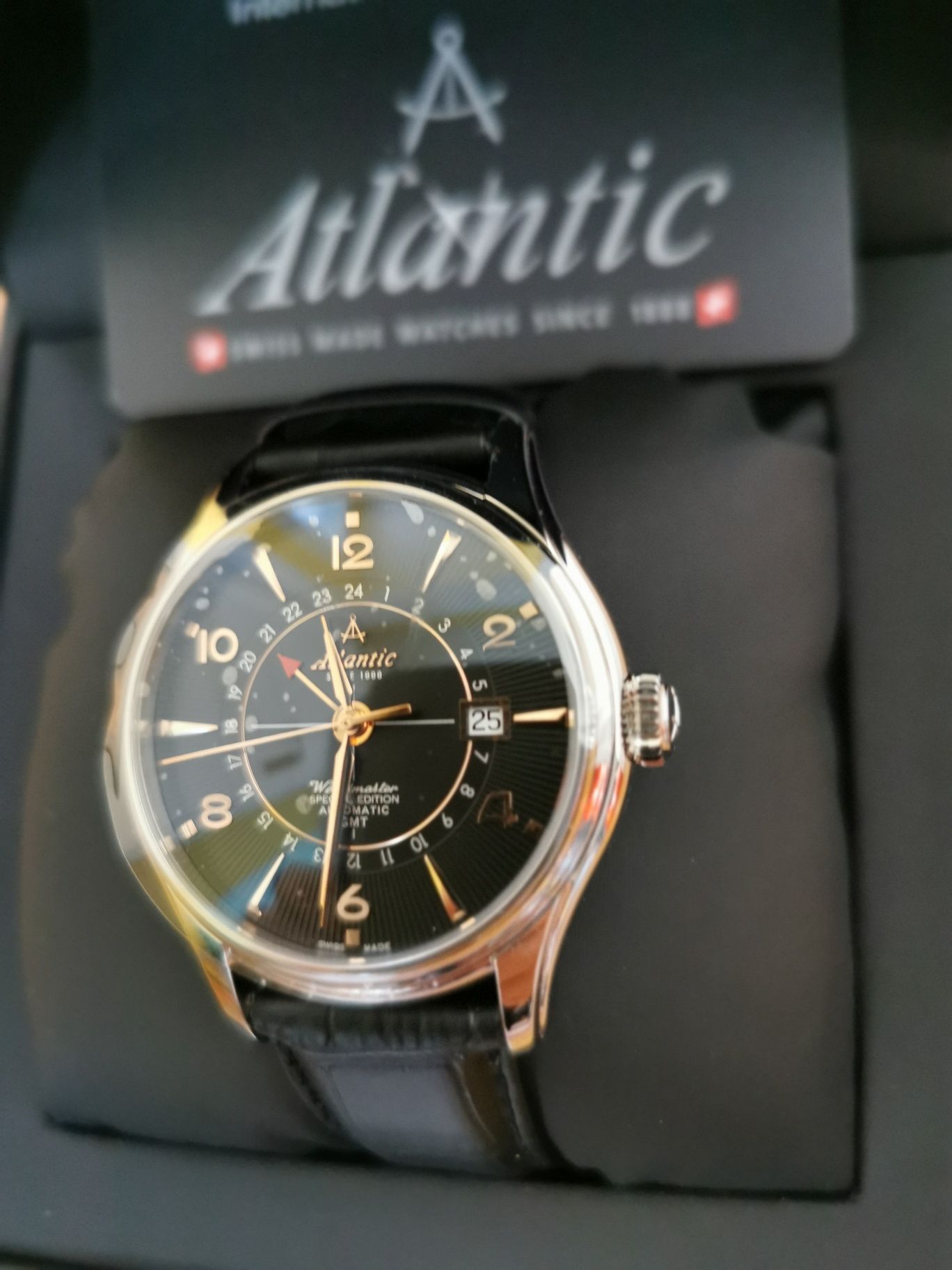 Atlantic Worldmaster 1888 GMT Automatic 52756.41.65R Sp. Ed. + CADOU