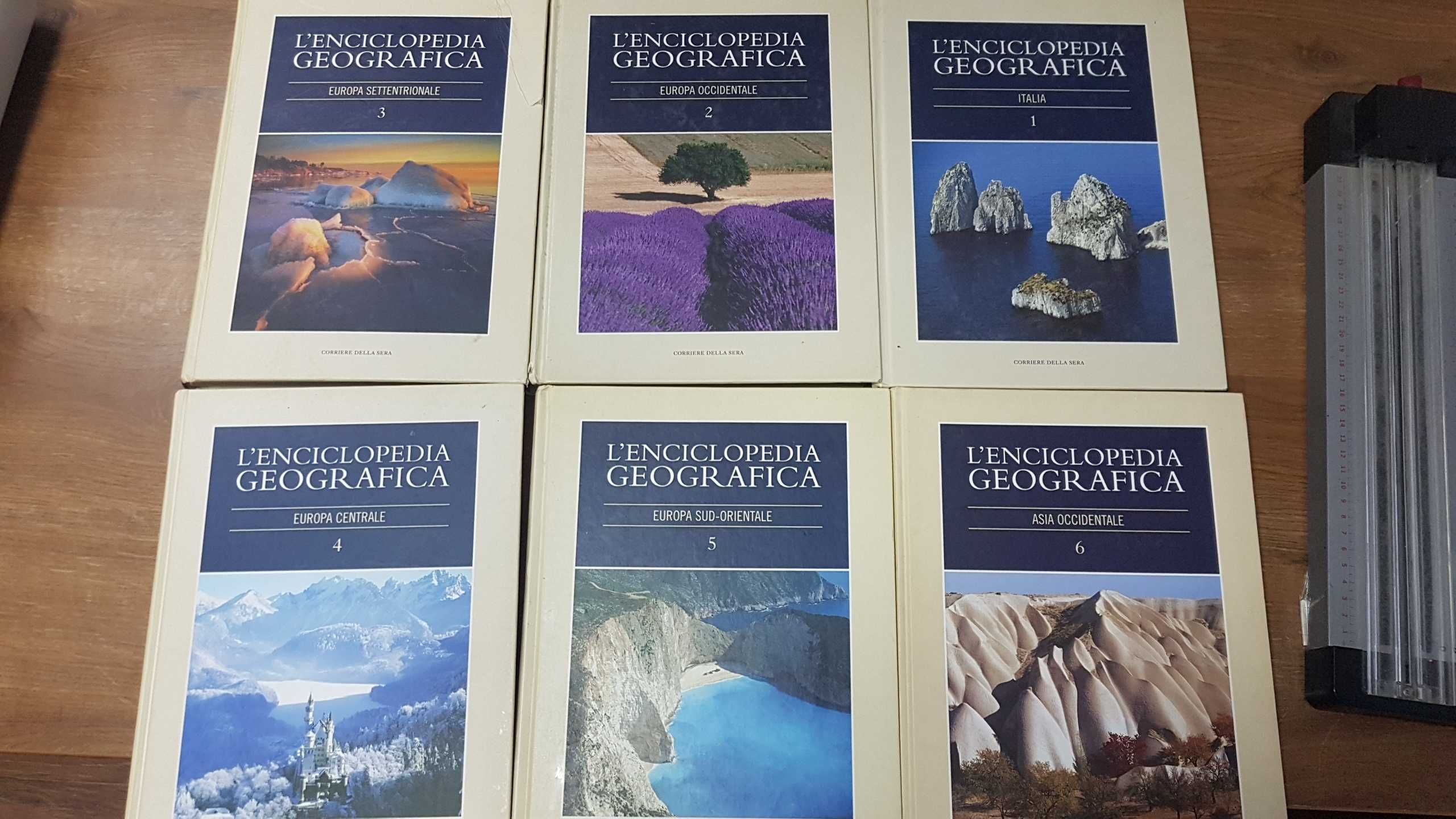 L’enciclopedia geografica , vol. 1-6, in limba Italiană ed. 2004