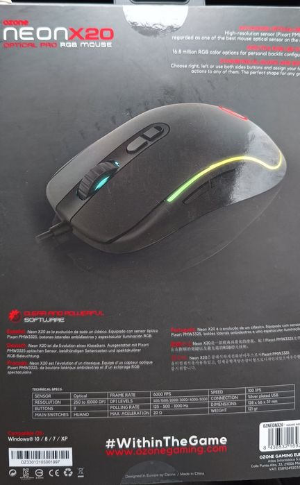 Mouse Neon X20 Sigilat
