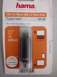 Memorie USB si microUSB 64 GB ,laptop,tableta,telefon, Nou!!!
