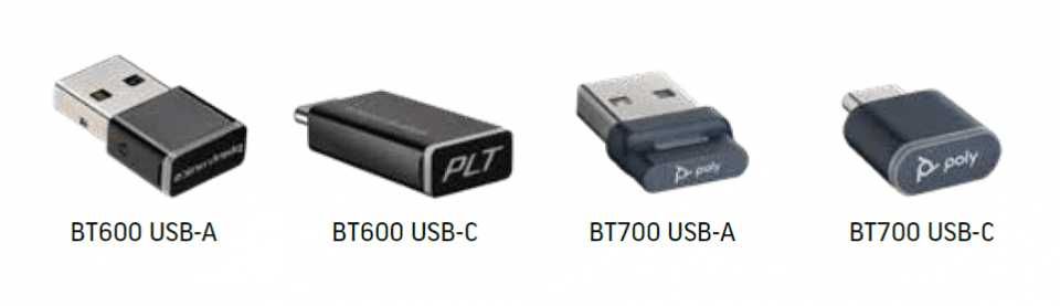 Adaptor Plantronics BT600 BT700 Bluetooth USB