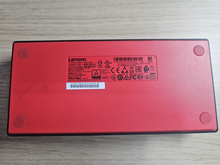 Docking Station Lenovo ThinkPad USB-C Gen2