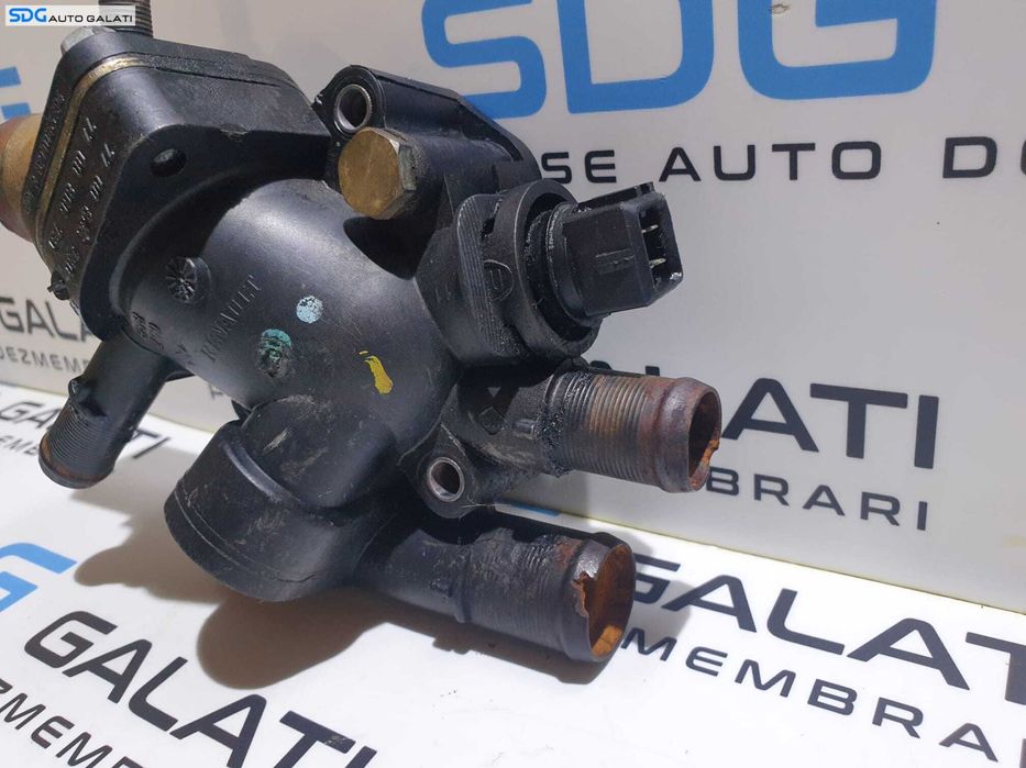 Corp Carcasa Termostat Racire cu Senzor Temperatura Apa Renault Clio 2 1.9 DCI 1998 - 2012 Cod 7700866730 7700866731 38200065394 [M6456]