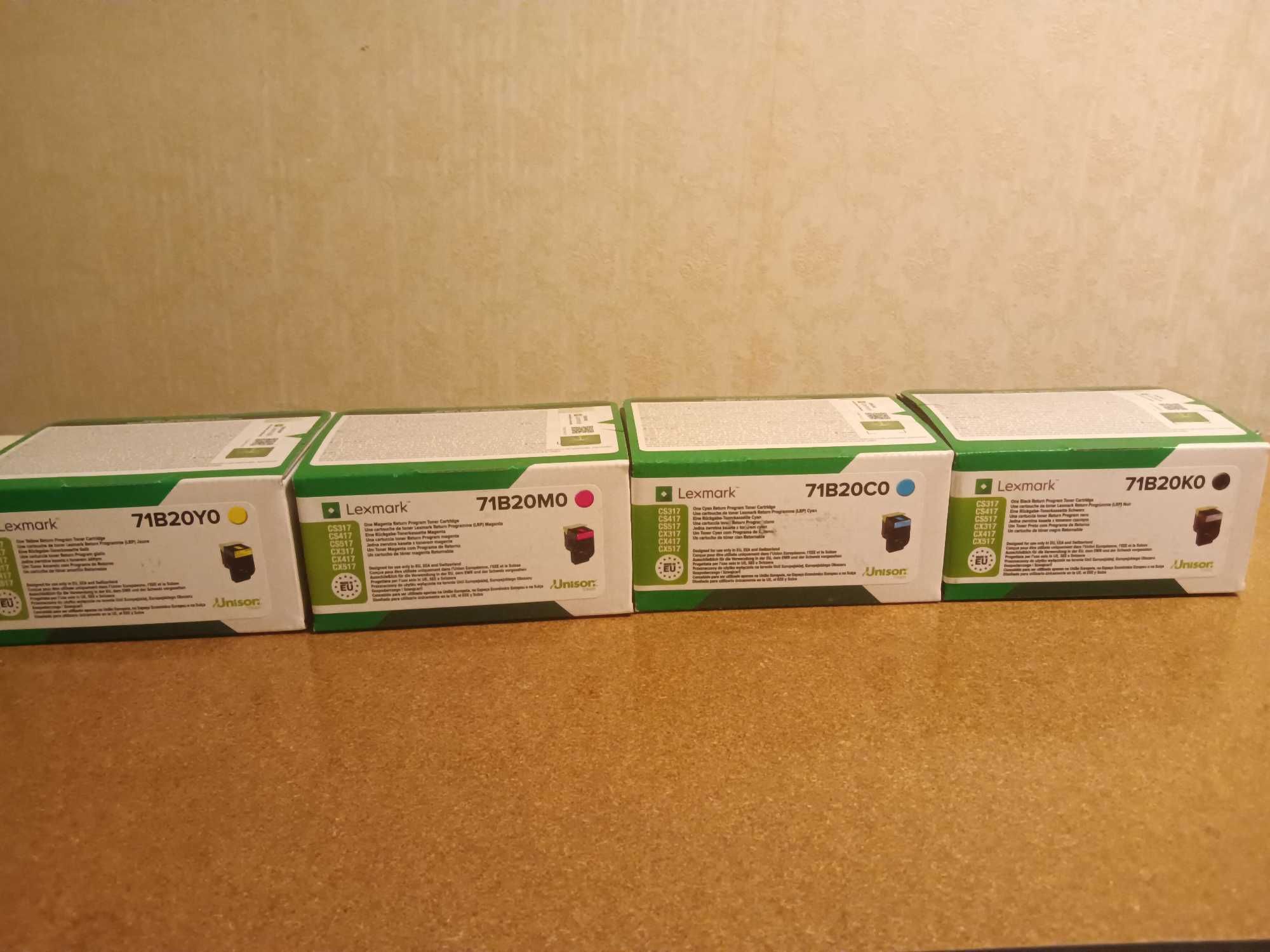 Чисто нови оригинални тонер касети 71B20 за Lexmark CS/CX317,417,517