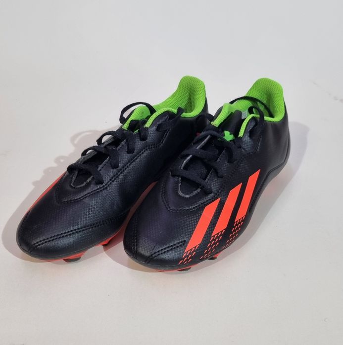 Ghete fotbal Adidas copii cu crampoane, marinea 35