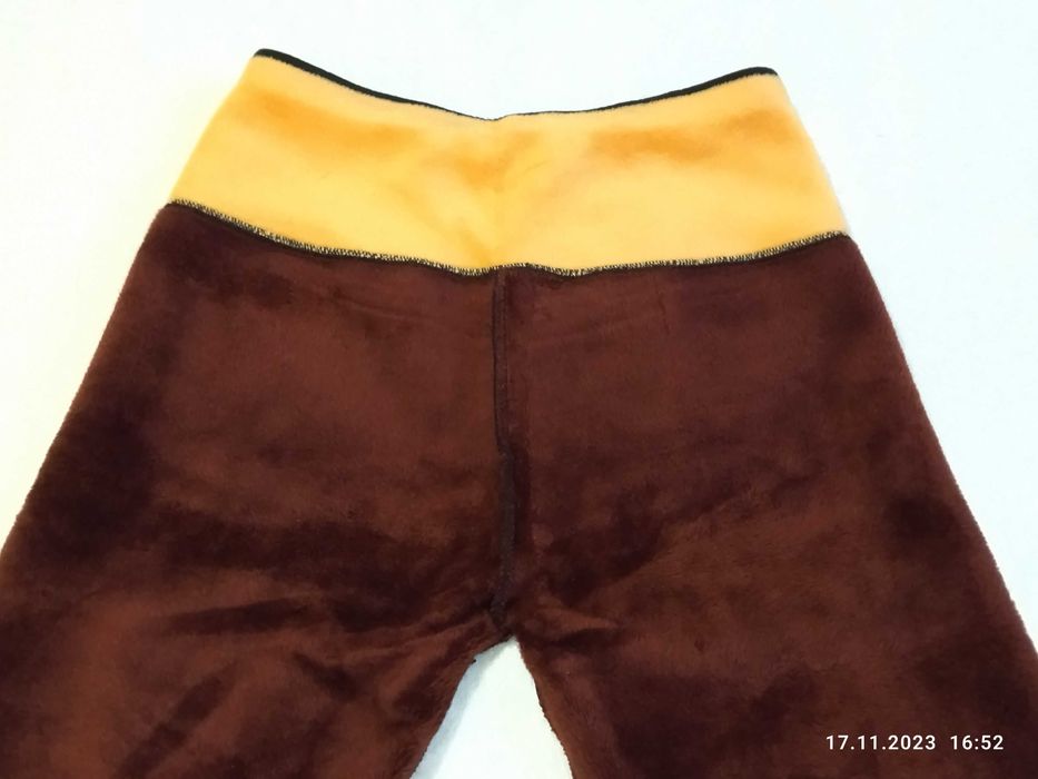 Новые теплые леггинсы, размер S (44-46)