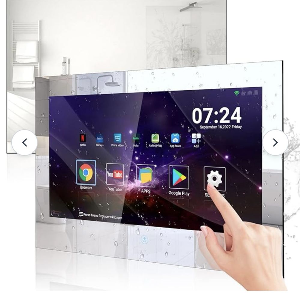 Smart Tv pentru baie cu functie de oglinda