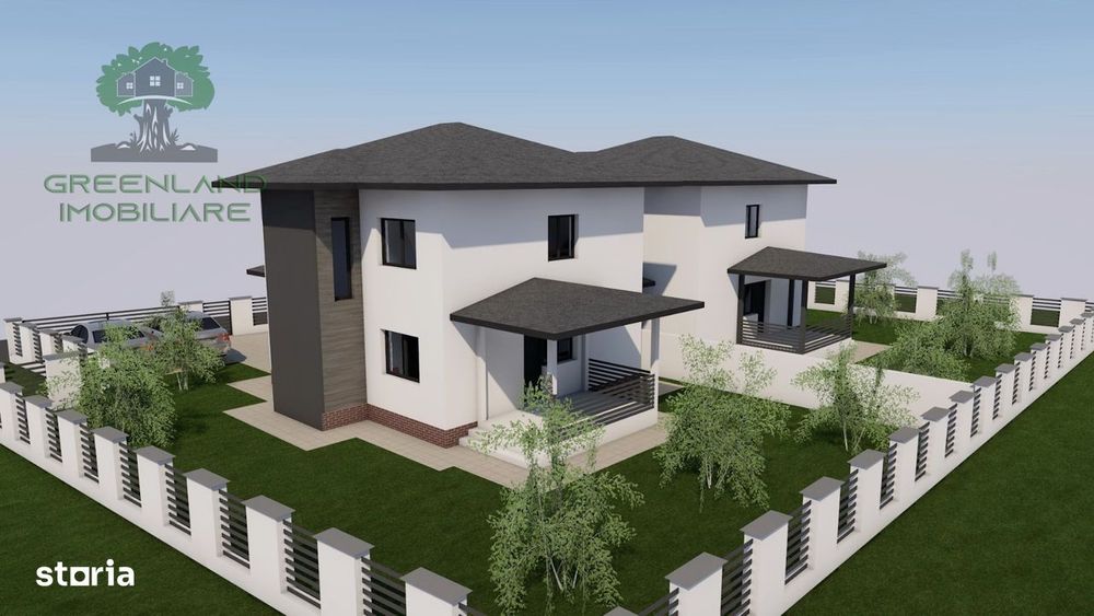 CASA P+E SEMI SINGLE, 4 cam, 2 bai, 112mp, teren 390mp, asfalt, HORPAZ