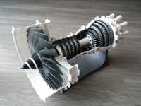 Macheta motor avion Jet Turbofan