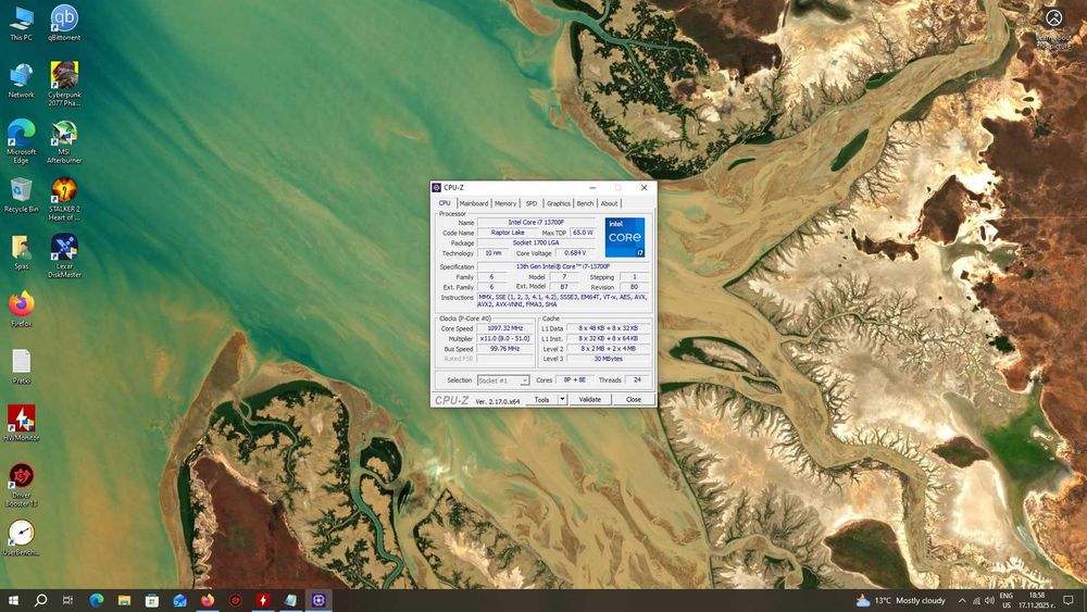 Процесор Intel Core i7 13700f BOX с гаранция