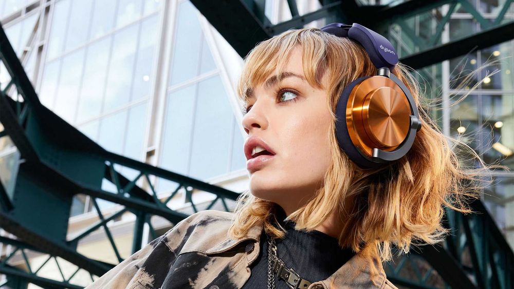 Наушники Dyson OnTrac noise cancelling headphones CNC Copper!