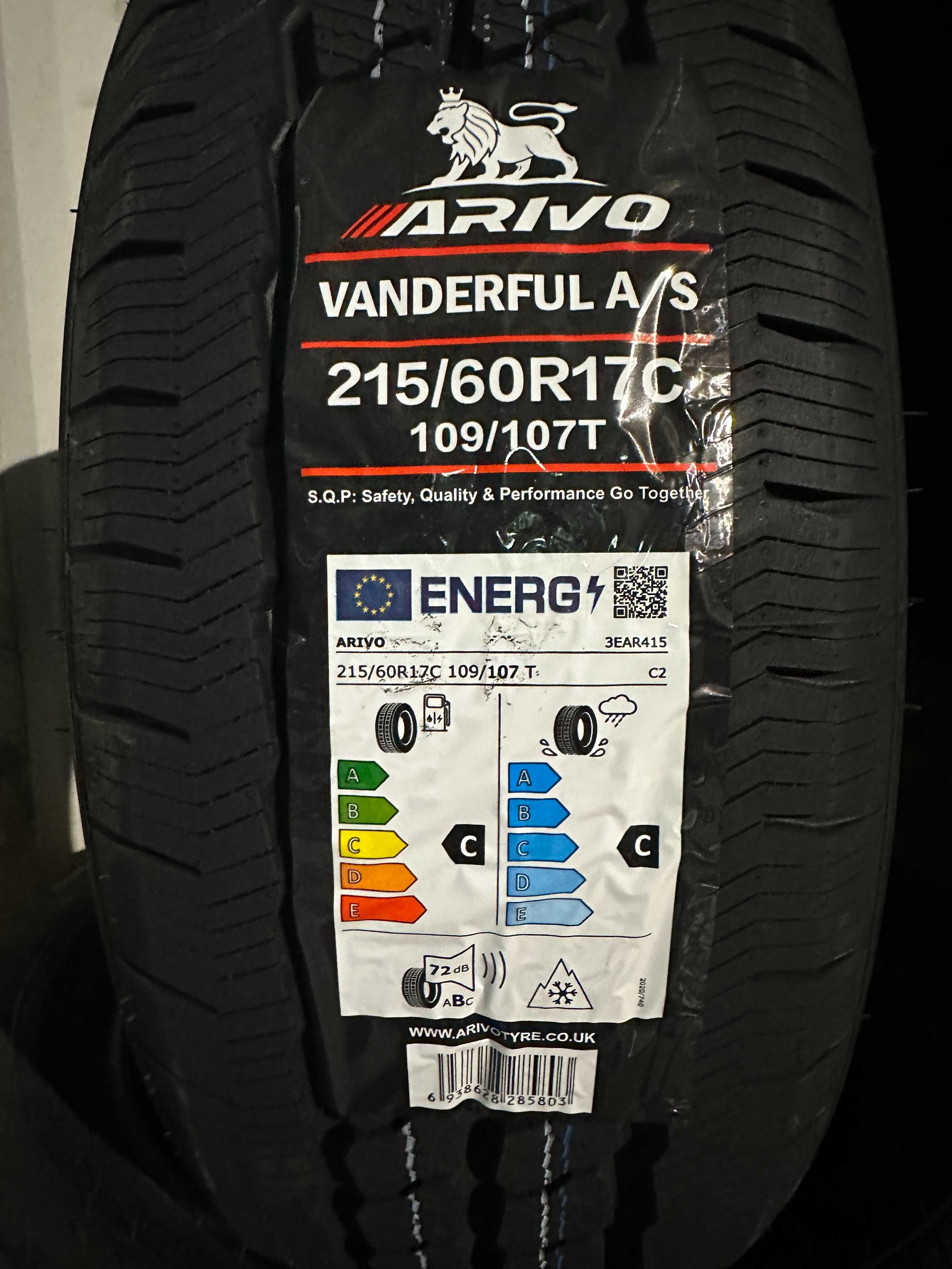 Нови Всесезонни Бусови Гуми Arivo Vanderful A/S 215/60R17C Нов Dot