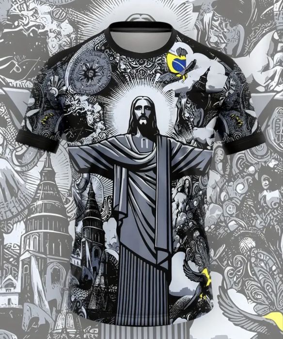 Tricou Brazilia custom cu design unic!