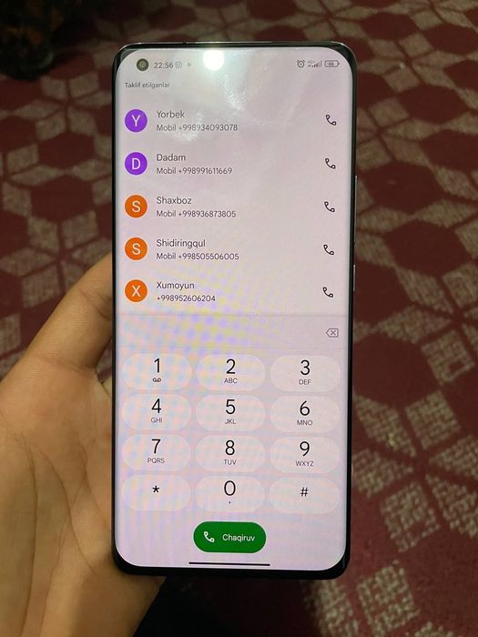 Xiaomi 11 ultra
Xotirasi 256 GB
Ram 12+7 GB
Kamera 4k 60 8k 30
120x yq
