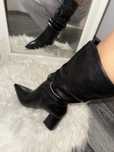 Cizme negre lungi
