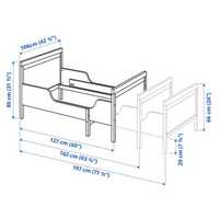 Кроватка от ikea модель sundvik + матрасы на все позиции.