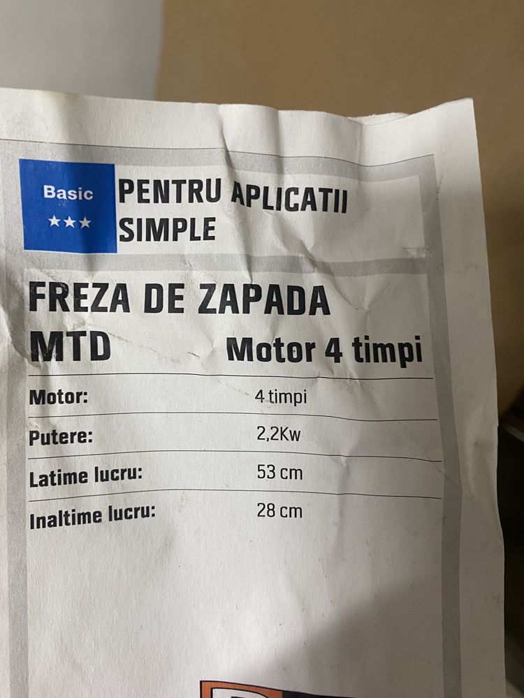 Freza de zăpada