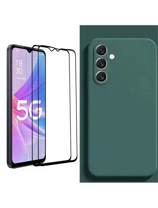 Samsung A15/A25/A35/A55/A16/A17 Husa Interior Alcan + Folie Sticla TNT