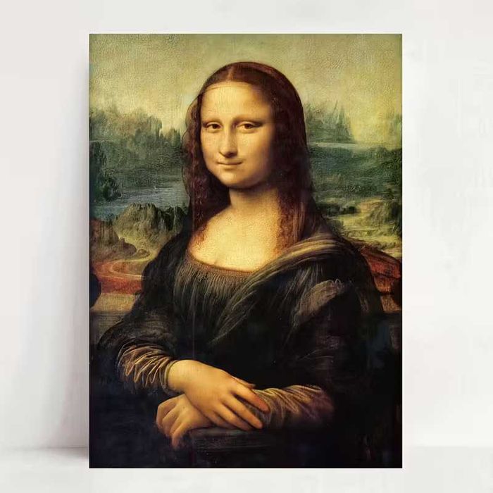 Tablou + Rama Canvas Mona Lisa – 30x41cm decor living/dormitor/birou