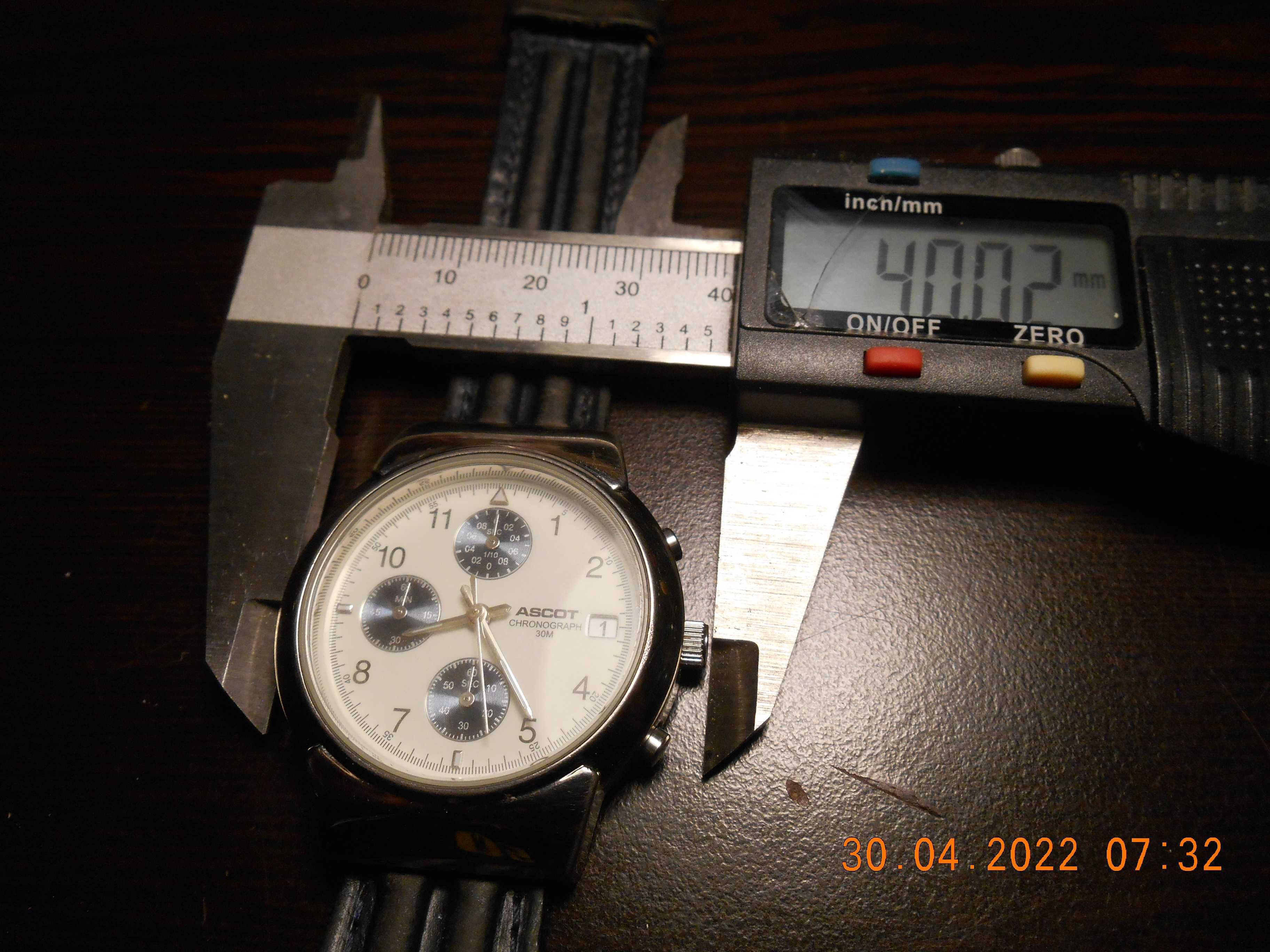 Ascot chronograph japan movement DB57b